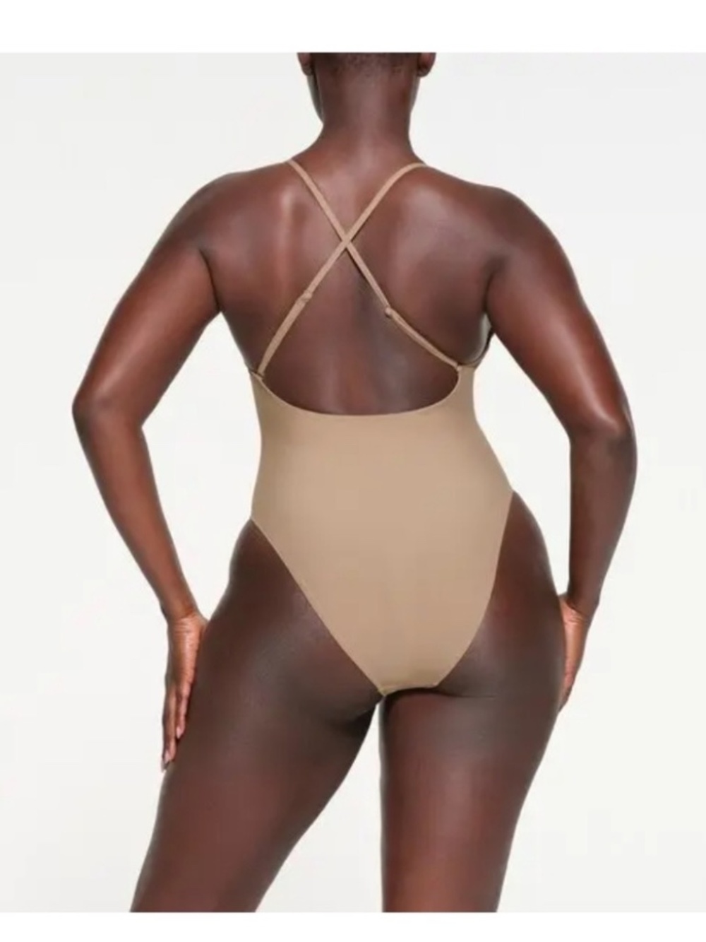 SKIMS XL NWT Signature Swim Cami One Piece - Desert